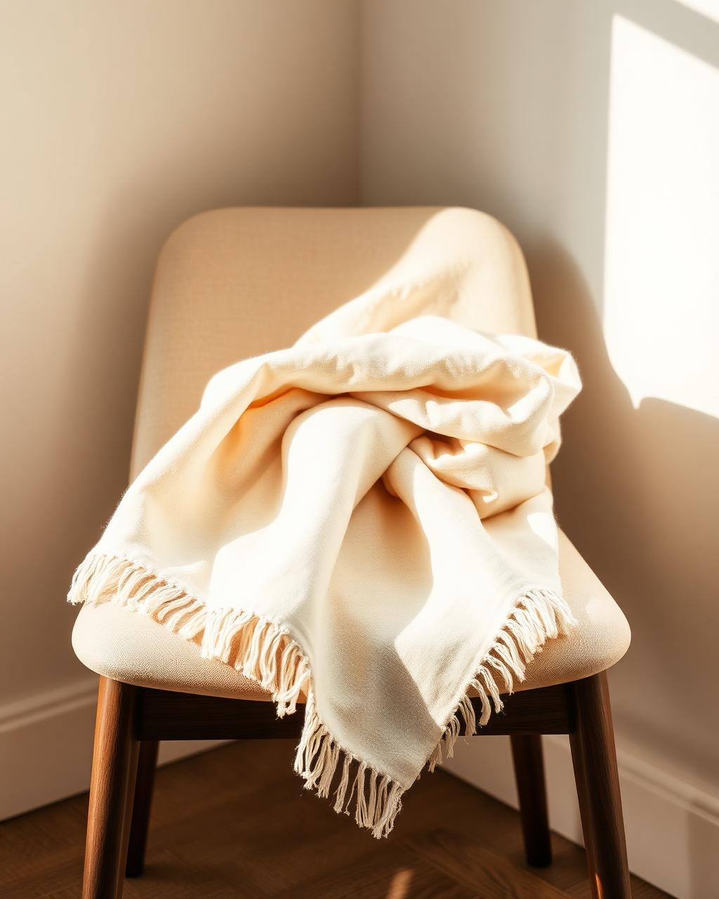 Sand Linen Throw
